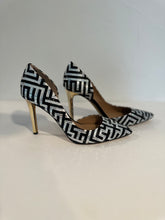 Load image into Gallery viewer, INC Luxury Embellished Black &amp; Silver Pump